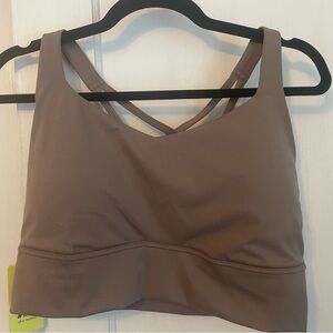 NWT- All In Motion Dark Brown Xl Sports‎ Bra